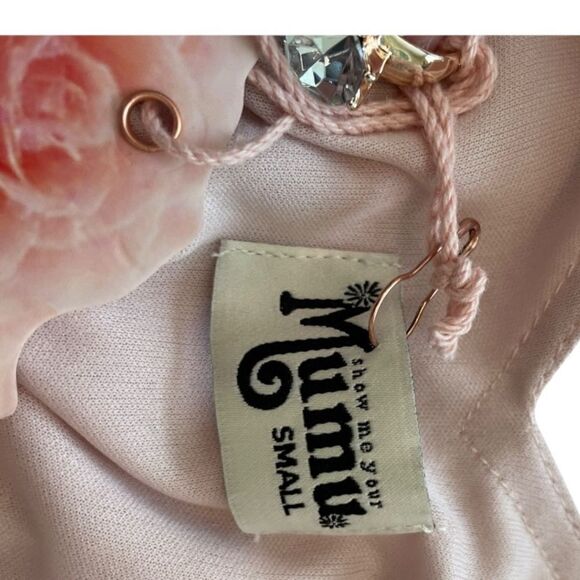 Show Me Your MuMu Kendall Maxi Dress NWT Small Dusty Rose - Picture 6 of 17